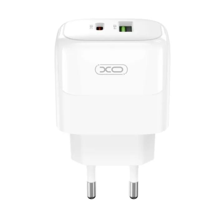 Зарядное устройство XO 1xUSB QC3.0 + 1xUSB-C PD20W (XO-QC37)