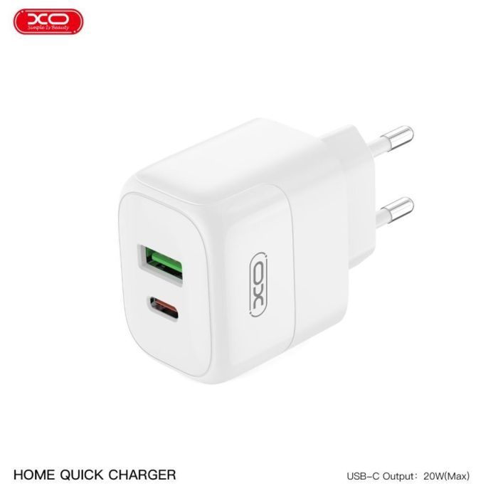 Зарядное устройство XO 1xUSB QC3.0 + 1xUSB-C PD20W (XO-QC37) изображение 7
