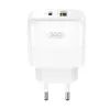 Зарядное устройство XO 1xUSB QC3.0 + 1xUSB-C PD20W (XO-QC37)