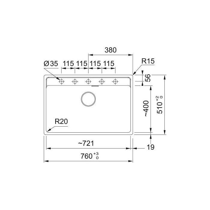 Мийка кухонна Franke 114.0720.007 зображення 2