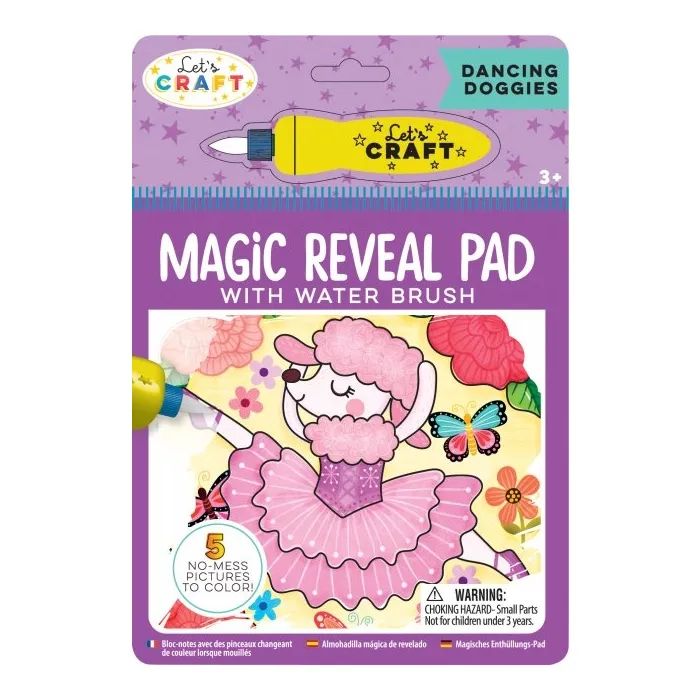 Набір для творчості Let's Craft "Магічні перетворення" Танцюючі песики водні розмальовки (MRP010)
