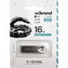 USB флеш накопичувач Wibrand 16GB Taipan Silver USB 2.0 (WI2.0/TA16U2S) зображення 3