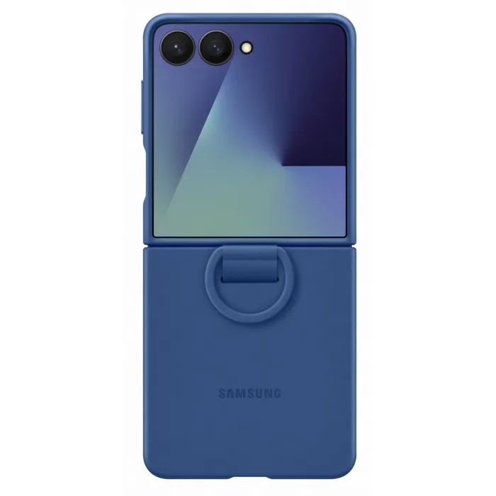 Чехол для мобильного телефона Samsung Silicone with Ring Galaxy Flip 7 Navy (EF-PF766TNEGUA)
