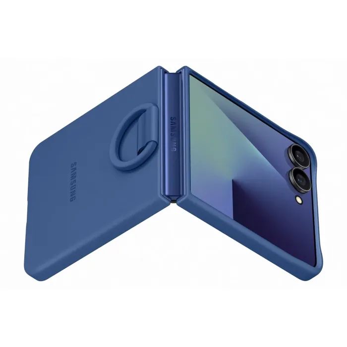Чехол для мобильного телефона Samsung Silicone with Ring Galaxy Flip 7 Navy (EF-PF766TNEGUA) изображение 2