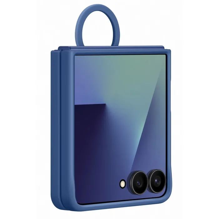 Чехол для мобильного телефона Samsung Silicone with Ring Galaxy Flip 7 Navy (EF-PF766TNEGUA) изображение 4