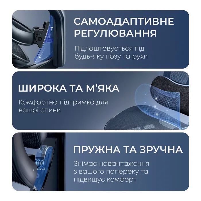 Офисное кресло Sihoo DORO C300L Mesh White (DORO-C300L-A3-102) изображение 12