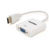 Переходник HDMI M to VGA F 0.25m white VEGGIEG (YT-C-H-V1W)
