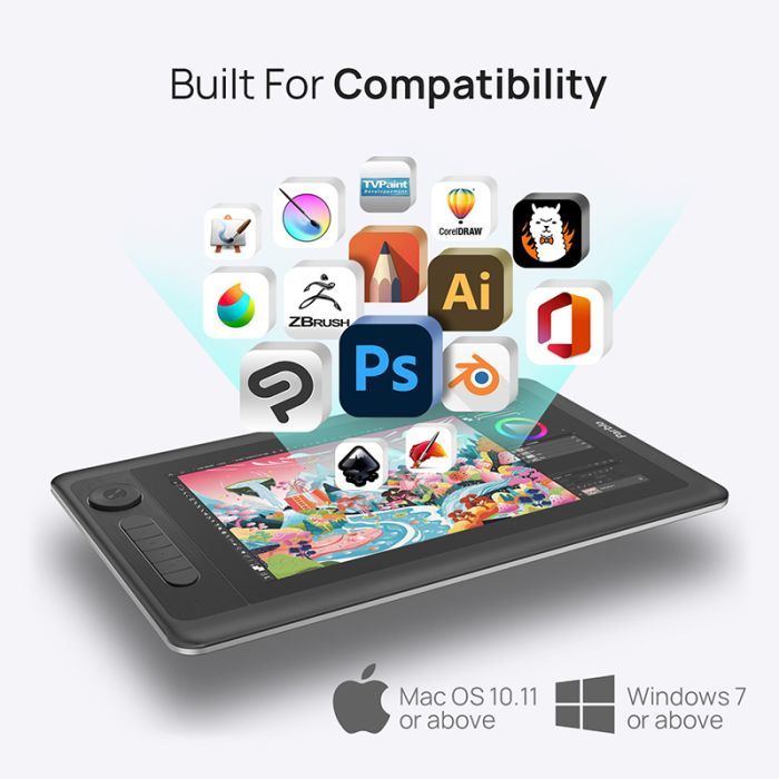 Графический планшет Parblo Coast 12 Pro Gen2 (COAST12PROG2) изображение 4