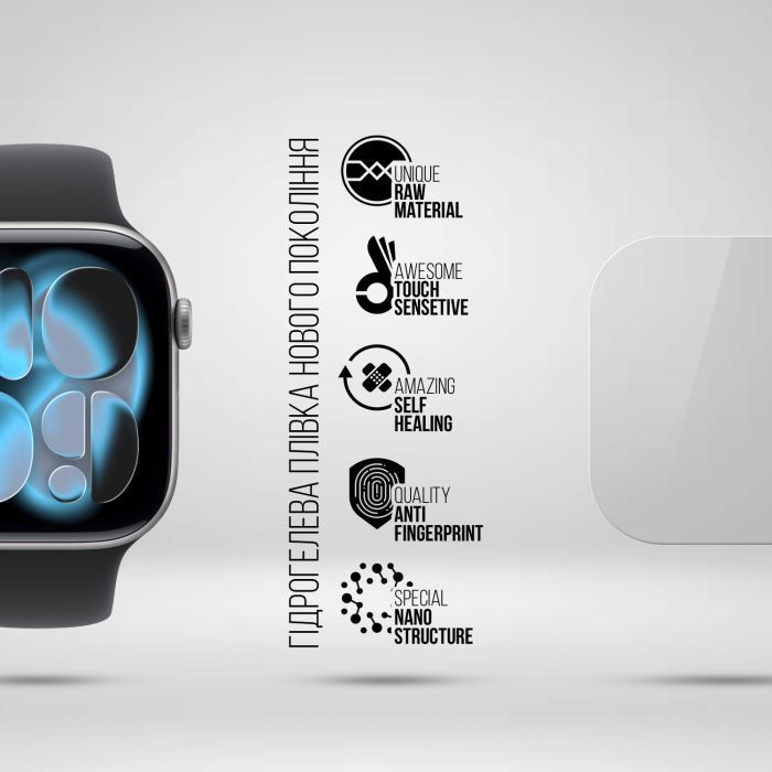 Плівка захисна Armorstandart hydrogel Apple Watch 11 46mm 6 pcs (ARM88734) зображення 2