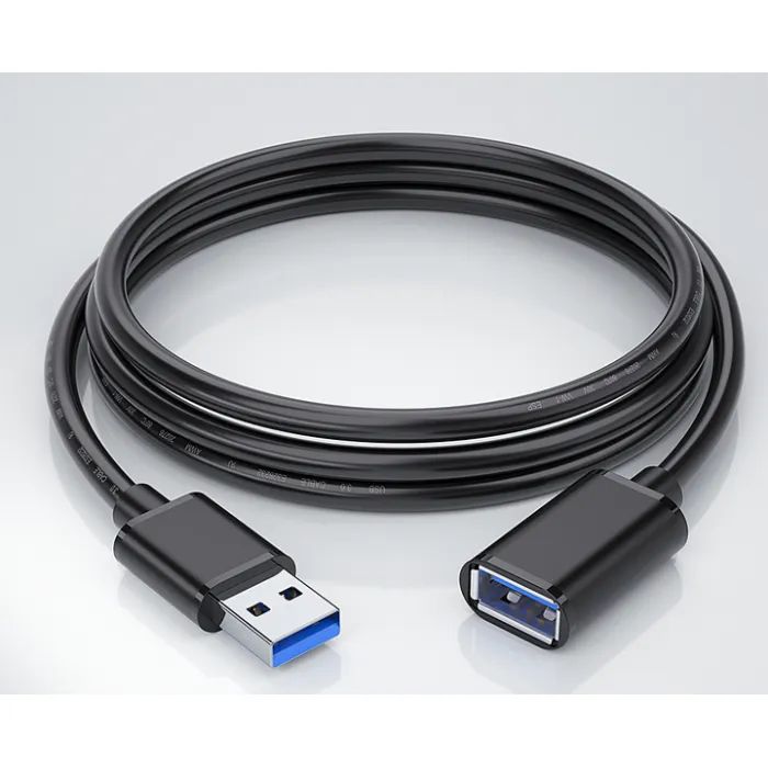 Дата кабель USB 3.0 AM/AF 3.0m Essager (EXCAM-YTD01) изображение 2