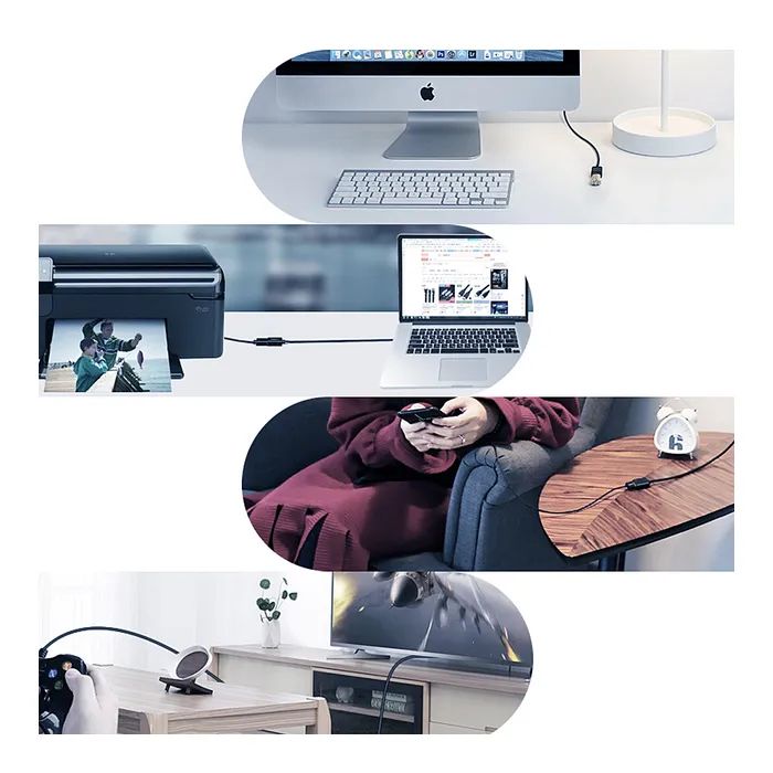 Дата кабель USB 3.0 AM/AF 3.0m Essager (EXCAM-YTD01) изображение 7