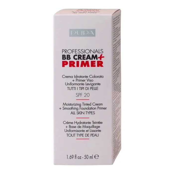 BB-крем Pupa Profesional BB Cream + Primer Tone-Cream 001 - Nude (8011607191260) изображение 2