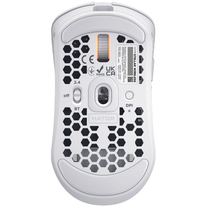 Мишка Hator Stellar Wireless/Bluetooth/USB White (HTM651) зображення 5