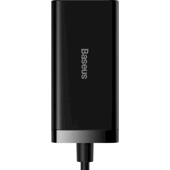 Зарядное устройство Baseus 2xUSB-C 100W + 2xUSB GaN black (CCGP000101) изображение 4