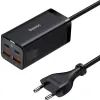 Зарядное устройство Baseus 2xUSB-C 100W + 2xUSB GaN black (CCGP000101)