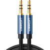Кабель мультимедийный 3.5mm M to 3.5mm M 1.0m AV112 blue Ugreen (10685)