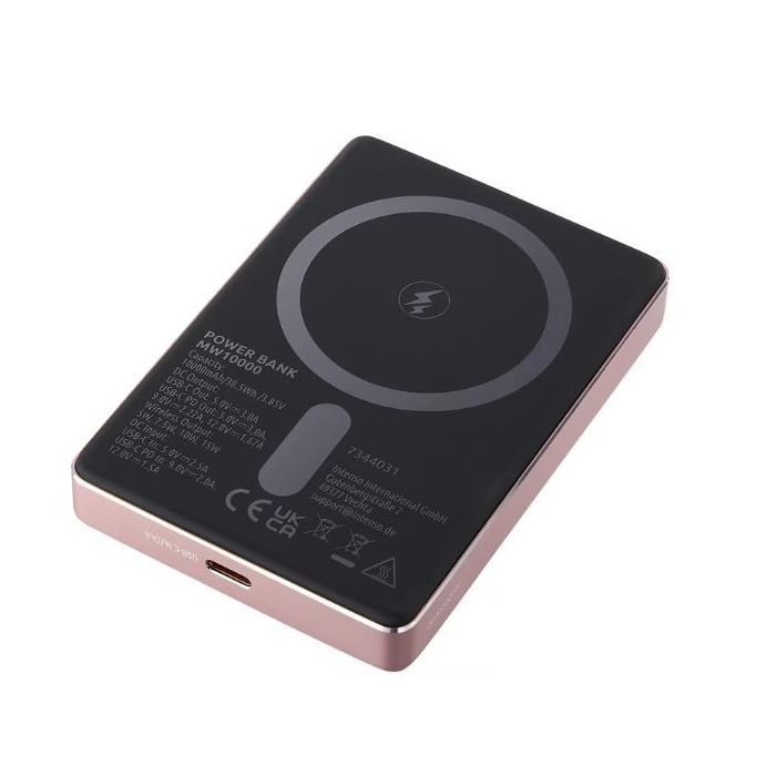 Батарея універсальна Intenso MW10000 10000mAh Magnetic rose (7344033) зображення 3