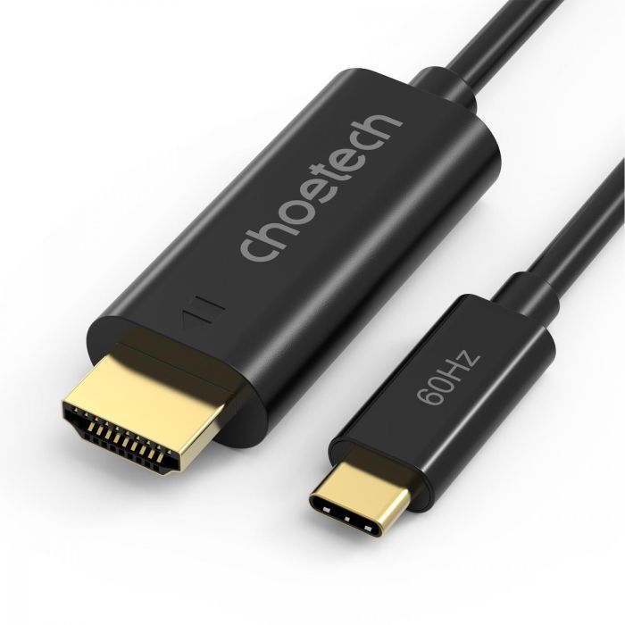 Кабель мультимедійний USB-C to HDMI M 1.8m black Choetech (CH0019-BK-V3) > ціни в Києві та Україні Кабель мультимедійний USB-C to HDMI M 1.8m black Choetech (CH0019-BK-V3)