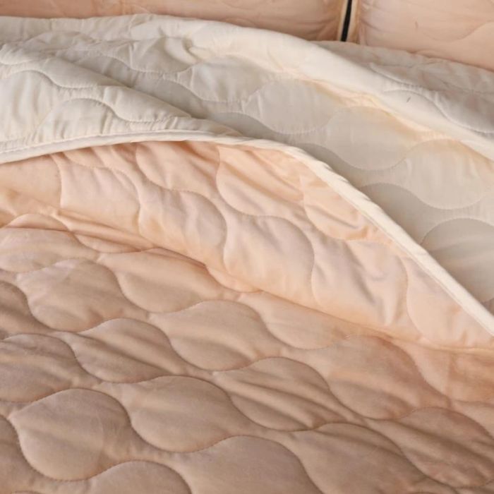 Покрывало MirSon №5050 Velor charm Beige 180х210 см (2200008376789) изображение 4