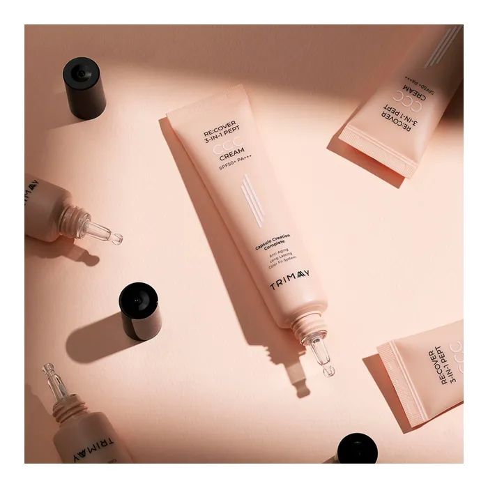CC-крем Trimay Recover 3-in-1 Pept CCC Cream SPF50+PA+++ Medium (8809822541133) изображение 3