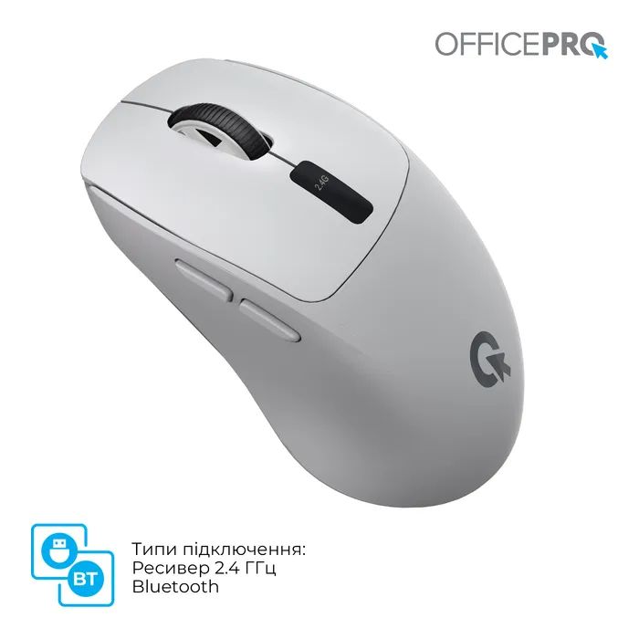 Мышка OfficePro M398B Wireless/Bluetooth Black (M398B) изображение 11