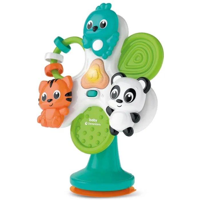 Погремушка Clementoni на присоске Round & Round Animals (17915)