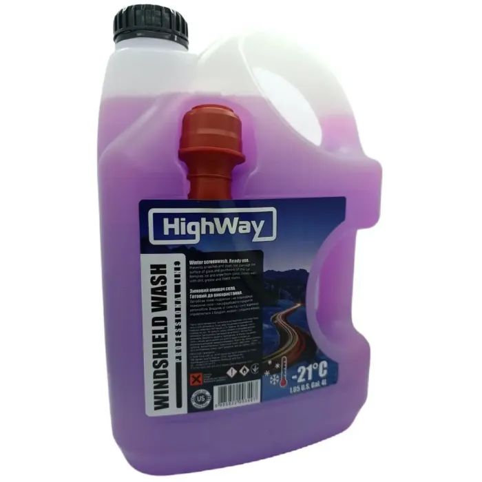 Омыватель автомобильный HighWay -21С фіолетовий 4л (10115)