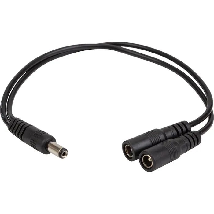 Кабель живлення DC M to 2xDC F 5.5x2.1mm PowerPlant (CA914890)