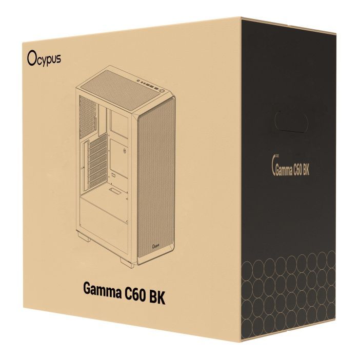 Корпус для ПК OCYPUS GAMMA C60 BK (GAMMA-C60-BKG000XX-GL) зображення 10