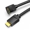 Кабель мультимедийный HDMI M to HDMI M 1.0m 90° corner black Vention (AAQBF) изображение 2