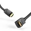 Кабель мультимедийный HDMI M to HDMI M 1.0m 90° corner black Vention (AAQBF) изображение 4