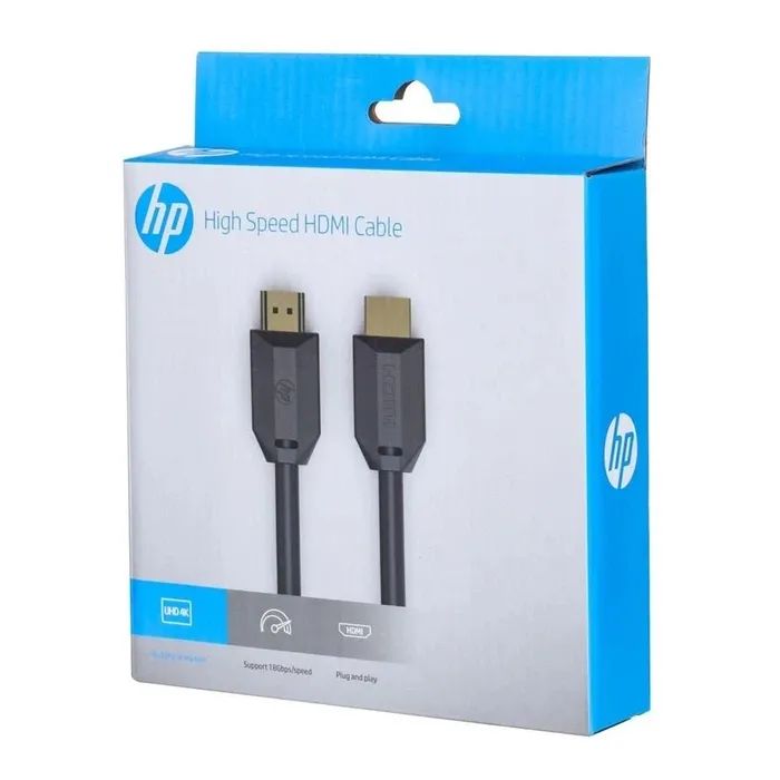 Кабель мультимедийный DisplayPort M to DisplayPort M 3.0m V1.2 4K60Hz black HP (HP_DHC-DP01-3M) изображение 4