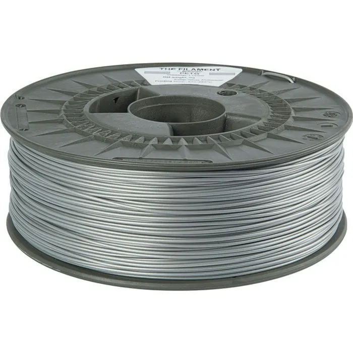 Пластик для 3D-принтера The Filament PETG 1.75mm 1kg SILVER ALUMINIUM (TF-24021) зображення 2