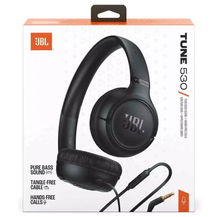 Навушники JBL Tune 530 Black (JBLT530BLK) зображення 9