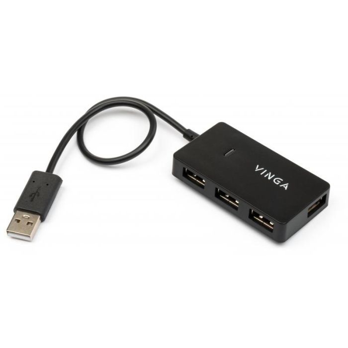 Концентратор Vinga USB2.0 to 4*USB2.0 HUB (VHA2A4N) зображення 2