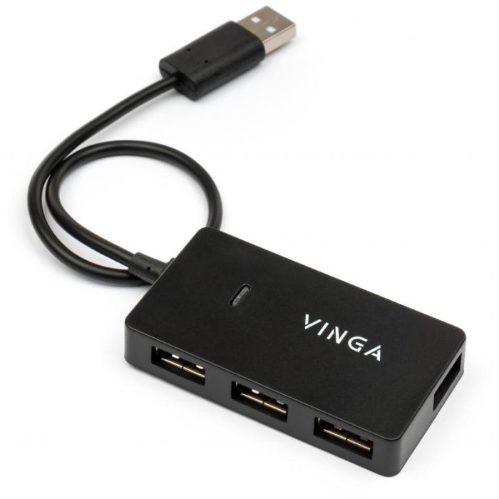 Концентратор Vinga USB2.0 to 4*USB2.0 HUB (VHA2A4N) зображення 3