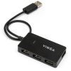 Концентратор Vinga USB2.0 to 4*USB2.0 HUB (VHA2A4N) зображення 3