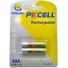 Аккумулятор PkCell AAA R03 600mAh 1.2V NiMH Rechargeable Battery, 2шт/бл (PC/AAA600-2BR)