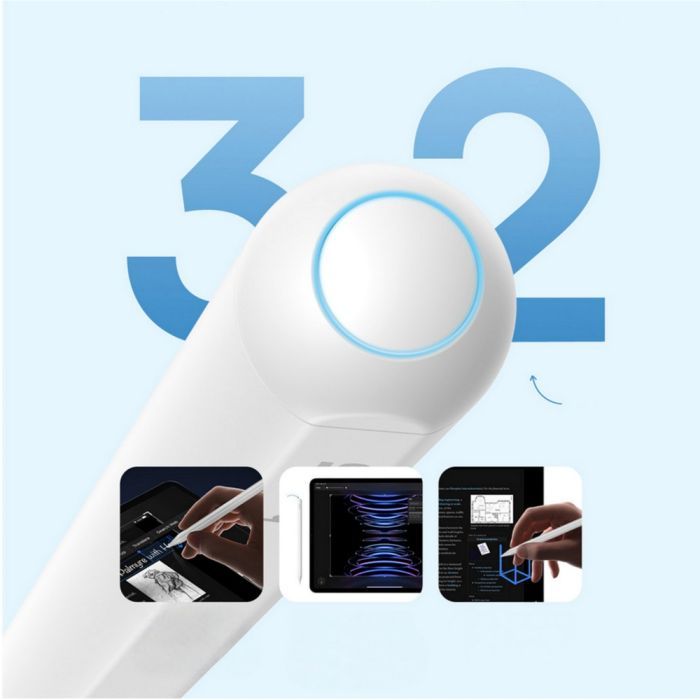 Стилус Baseus Smooth Writing 3 Wireless Charging Stylus Active White (P80080806213-00) изображение 11