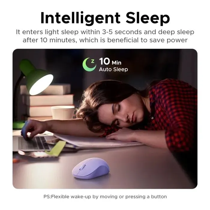 Мышка Ugreen M331 Wireless/Bluetooth Gray (65627) изображение 12