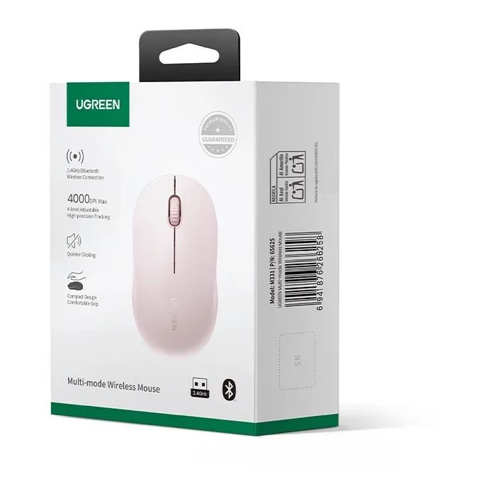 Мышка Ugreen M331 Wireless/Bluetooth Purple (65626) изображение 3