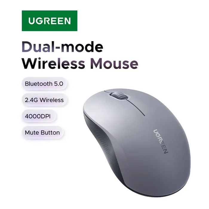 Мышка Ugreen M331 Wireless/Bluetooth Purple (65626) изображение 4
