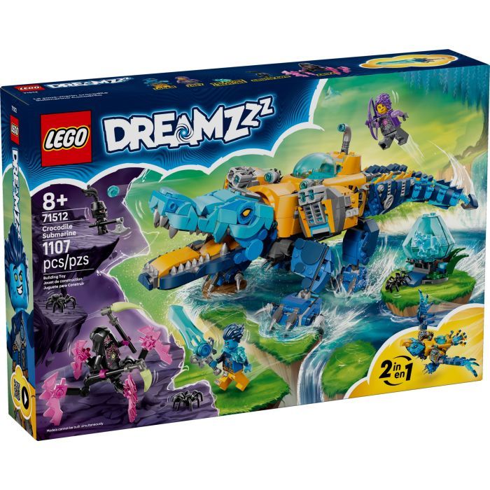 Конструктор LEGO DREAMZzz Подлодка-крокодил (71512)