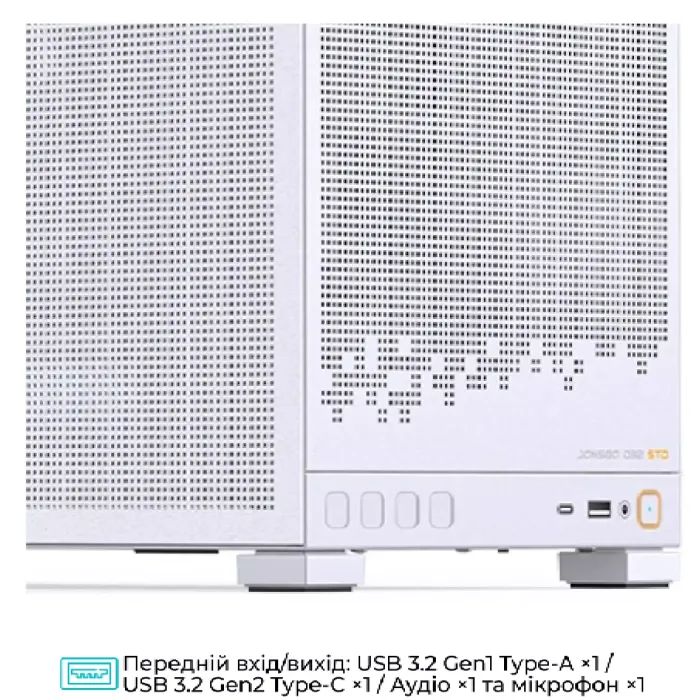 Корпус для ПК JONSBO D32 STD MESH White изображение 6