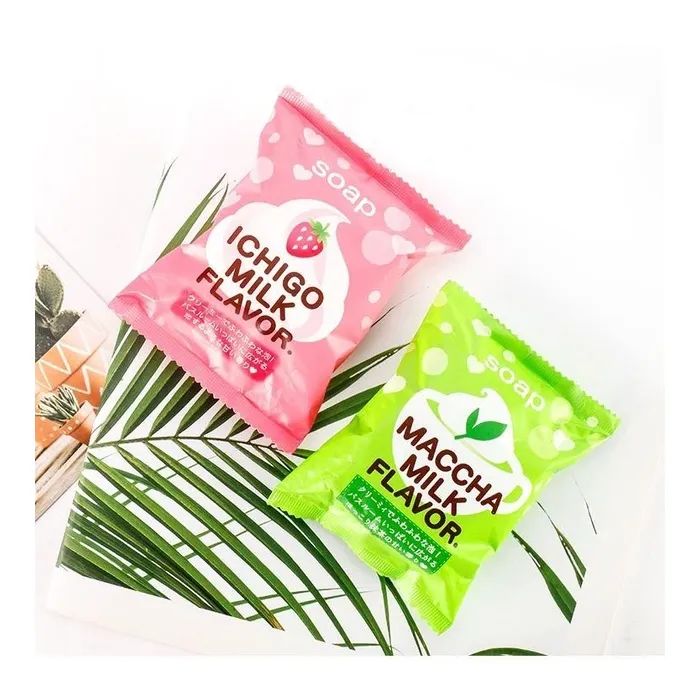 Тверде мило Pelican Petit Green Tea Milk 80 г (4976631477770) зображення 3