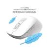 Мышка OfficePro M265W Wireless/Bluetooth Silent Click White (M265W) изображение 8