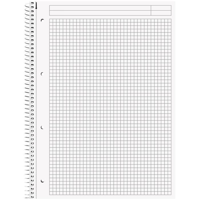 Книга записна Brunnen Коледж-блок А4 Premium антрацит, клітинка 80 аркушів (10-671 45) зображення 2