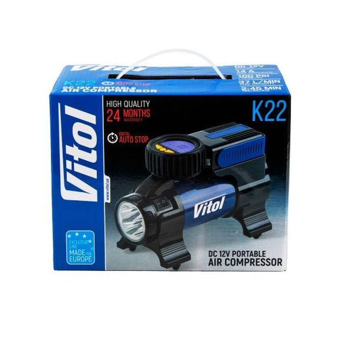 Автомобільний компресор VITOL K-22 100psi/14Amp/37л (K-22) зображення 7