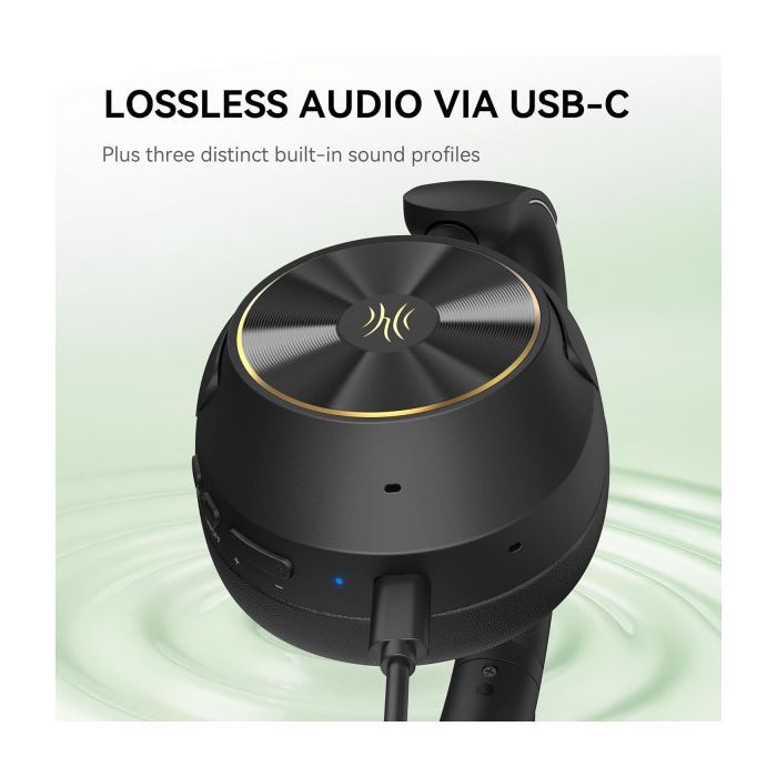 Навушники OneOdio A6, Bluetooth + USB-C Hybrid ANC Black (A6 Black) зображення 7