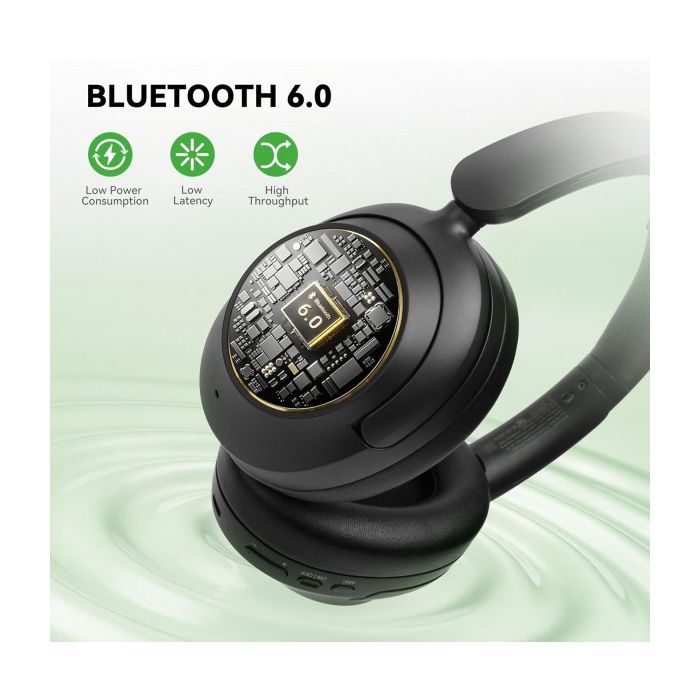 Навушники OneOdio A6, Bluetooth + USB-C Hybrid ANC Black (A6 Black) зображення 8